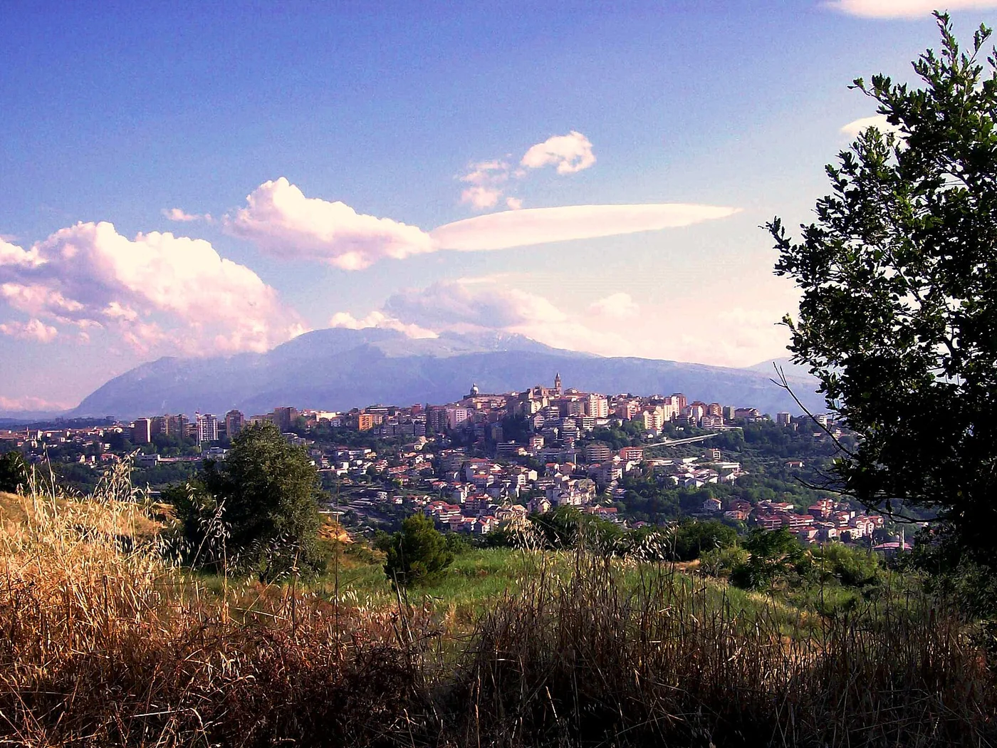 Immagine editoriale del territorio di Chieti, in provincia di Chieti