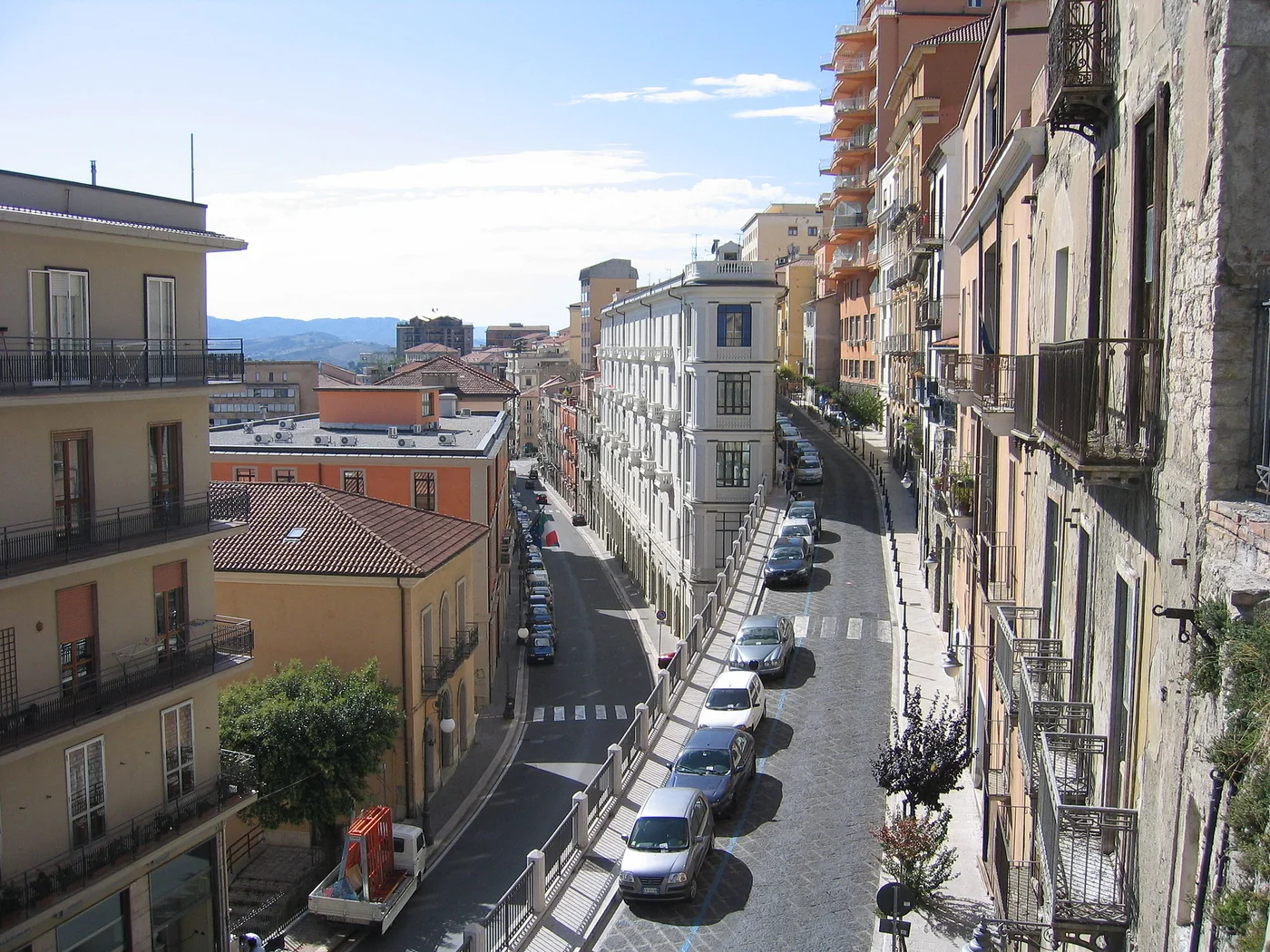 Immagine editoriale del territorio di Potenza, in provincia di Potenza