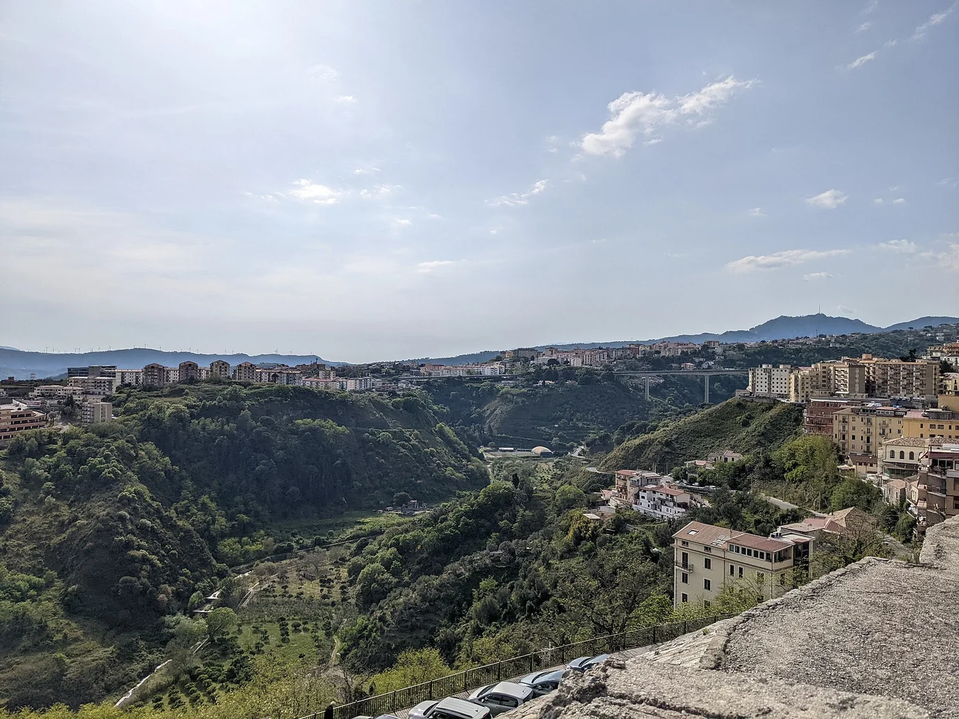 Immagine editoriale del territorio di Catanzaro, in provincia di Catanzaro