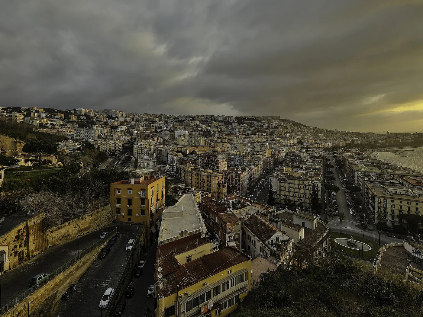 Immagine editoriale del territorio di Napoli, in provincia di Napoli