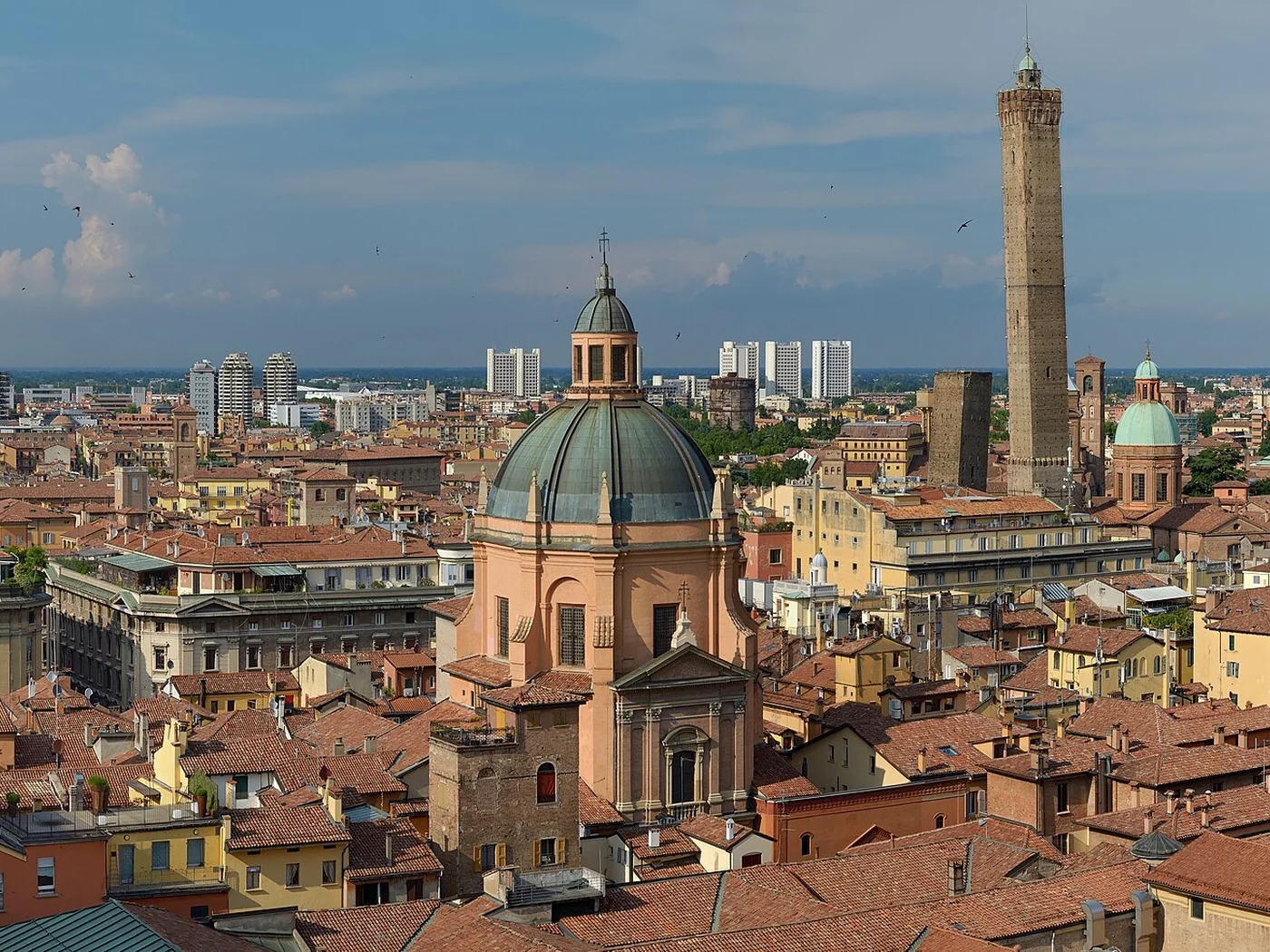 Immagine editoriale del territorio di Bologna, in provincia di Bologna