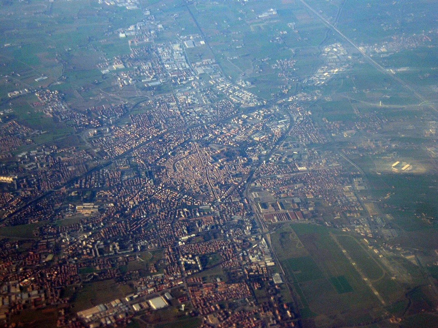 Immagine editoriale del territorio di Reggio nell'Emilia, in provincia di Reggio nell'Emilia