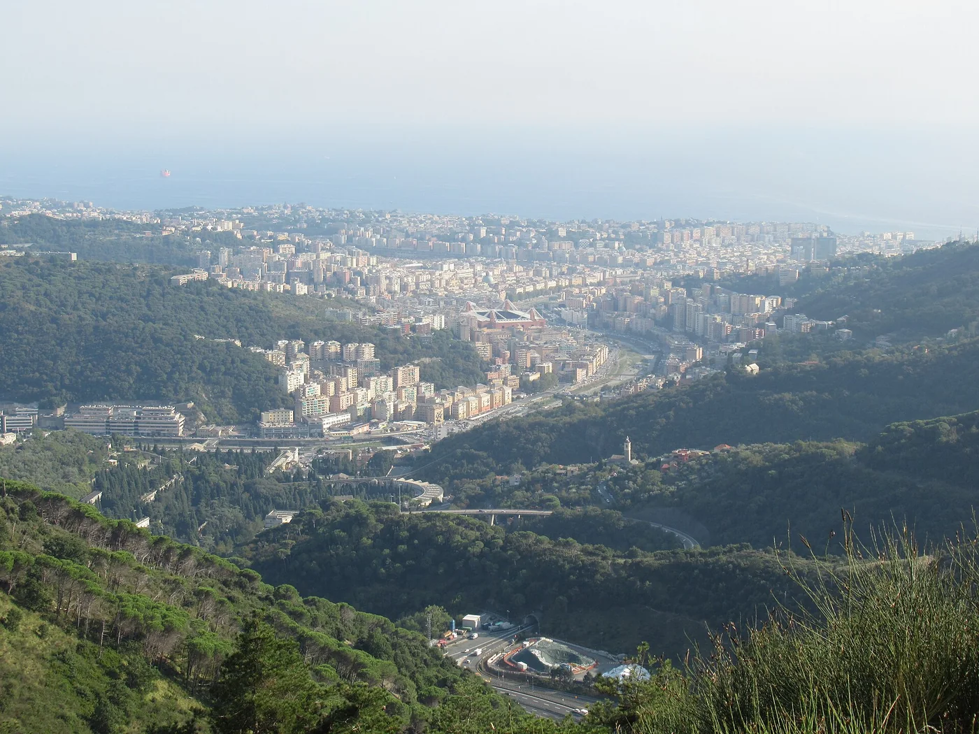 Immagine editoriale del territorio di Genova, in provincia di Genova