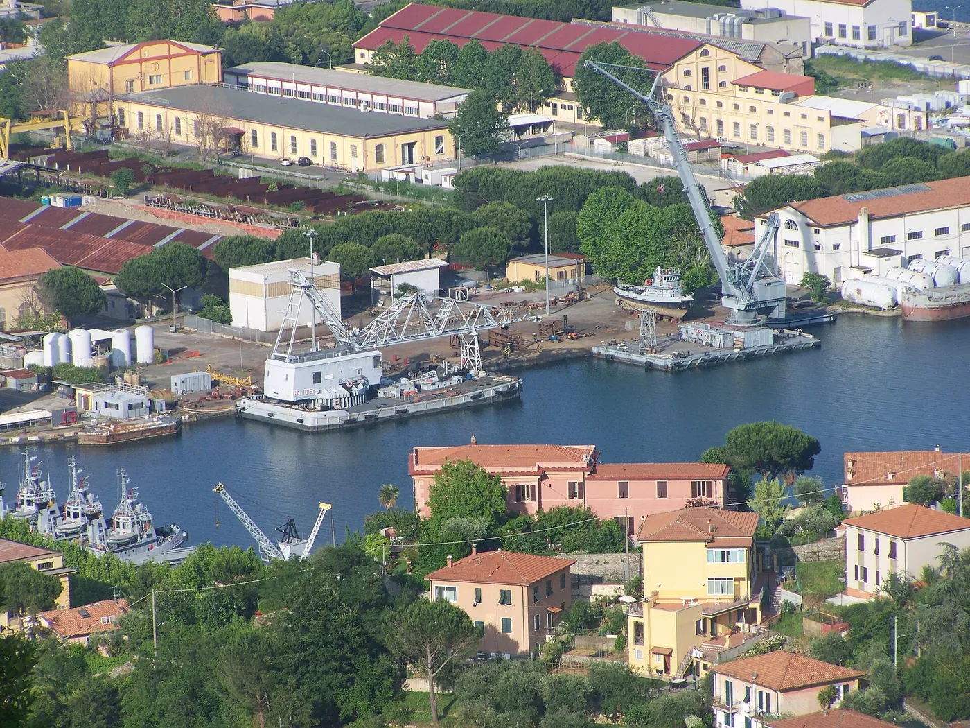 Immagine editoriale del territorio di La Spezia, in provincia di La Spezia