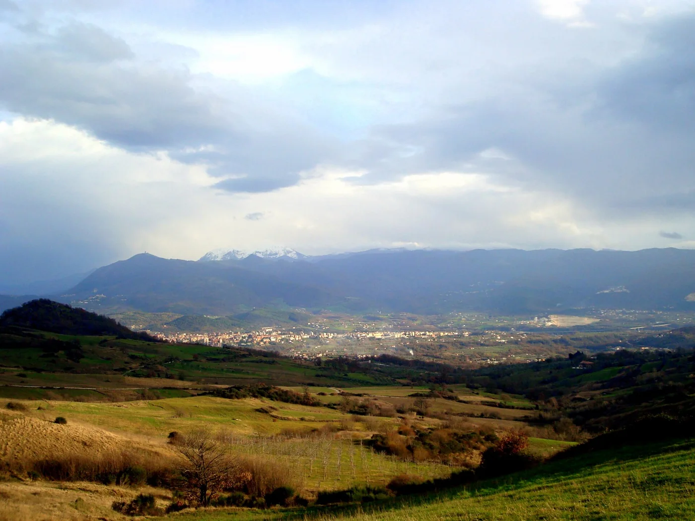 Immagine editoriale del territorio di Isernia, in provincia di Isernia