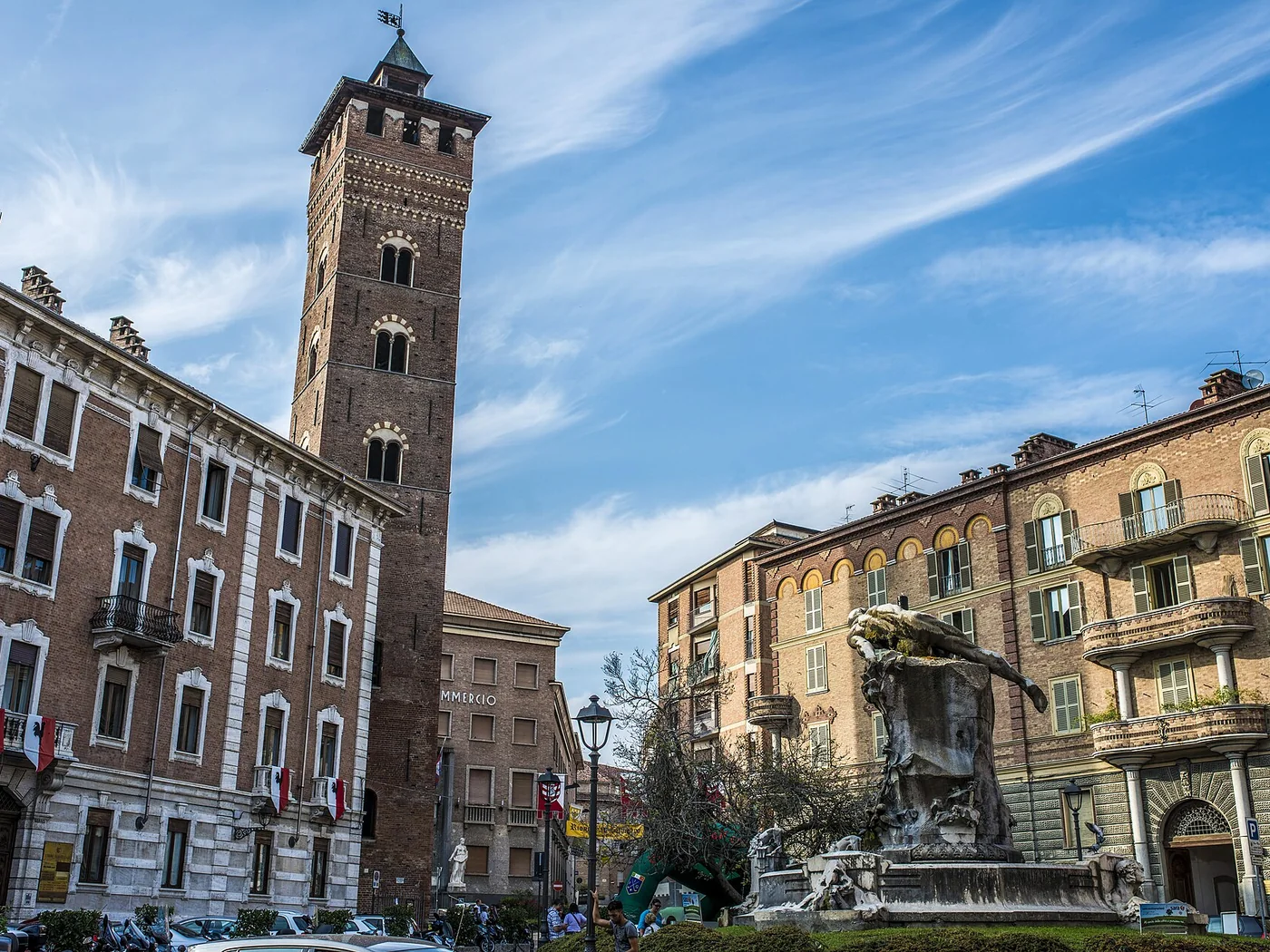 Immagine editoriale del territorio di Asti, in provincia di Asti