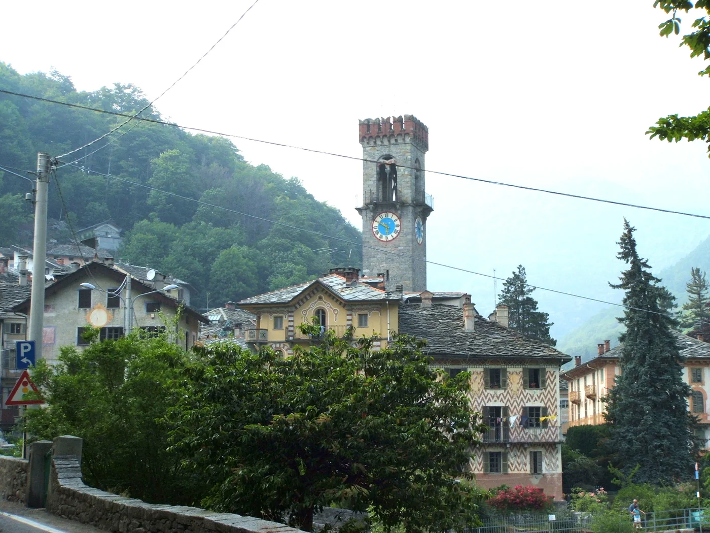 Immagine editoriale del territorio di Biella, in provincia di Biella