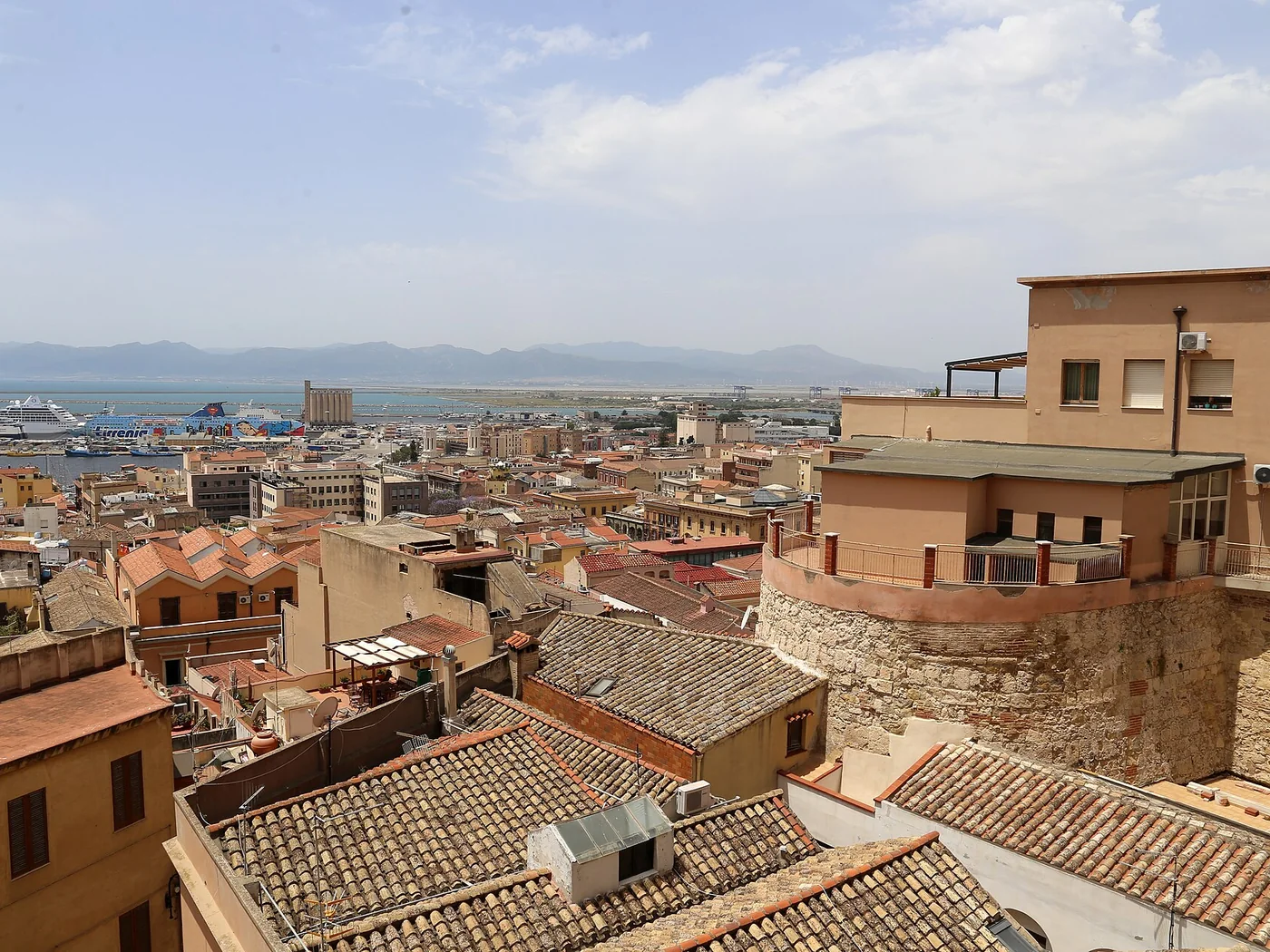 Immagine editoriale del territorio di Cagliari, in provincia di Cagliari