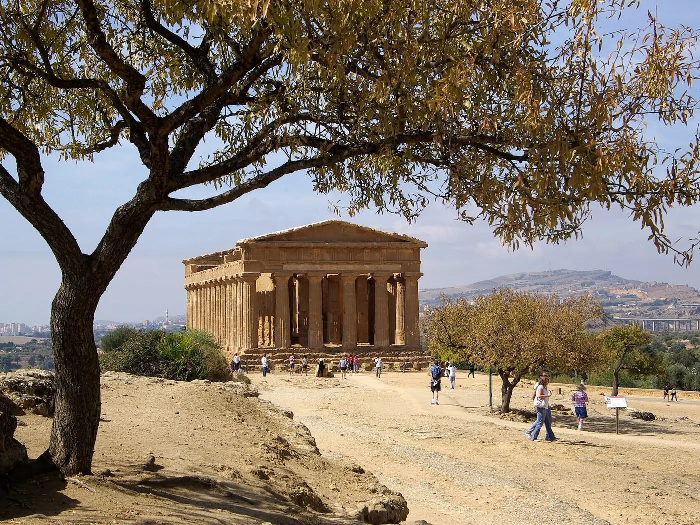 Immagine editoriale del territorio di Agrigento, in provincia di Agrigento