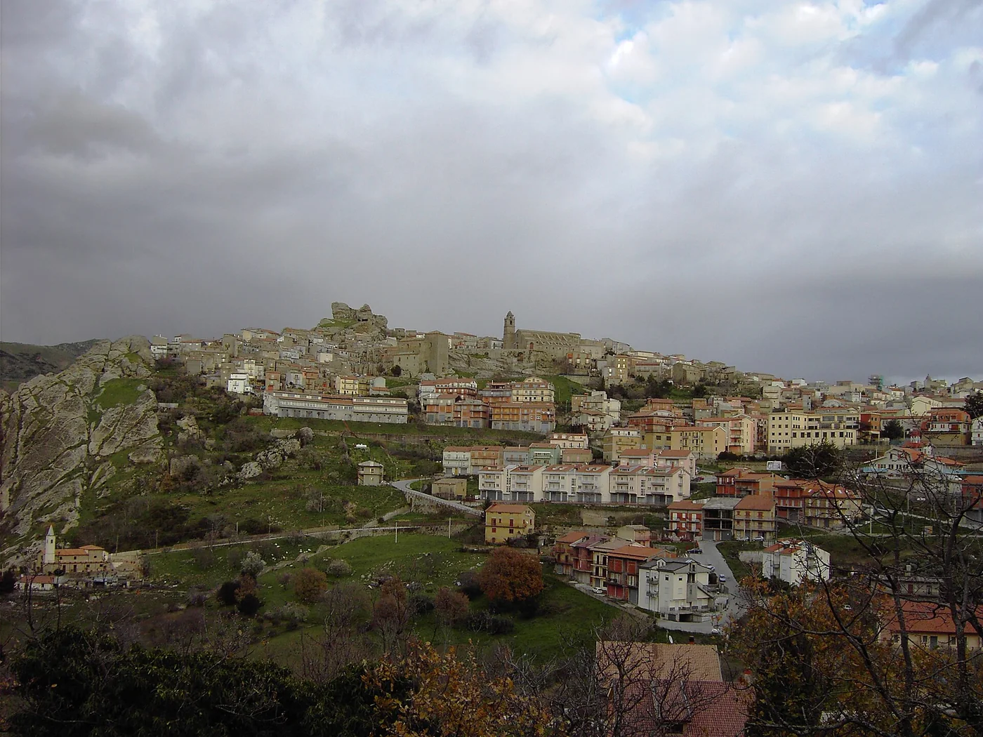 Immagine editoriale del territorio di Enna, in provincia di Enna