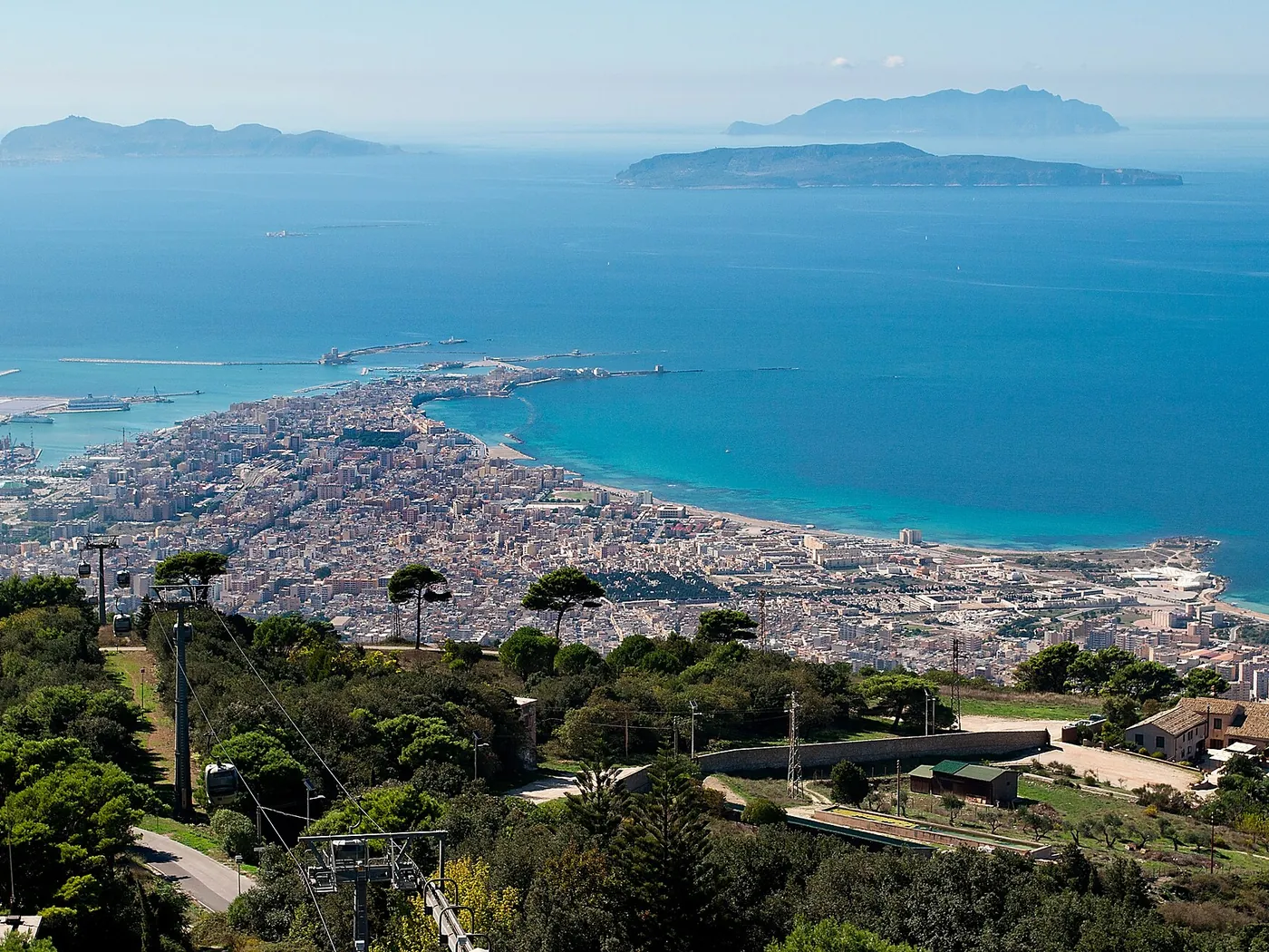 Immagine editoriale del territorio di Trapani, in provincia di Trapani
