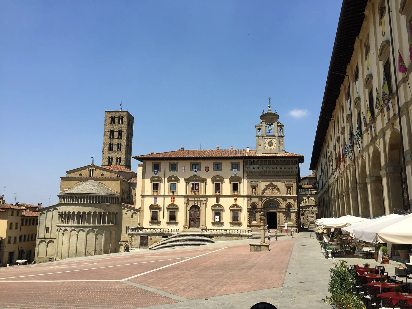 Immagine editoriale del territorio di Arezzo, in provincia di Arezzo