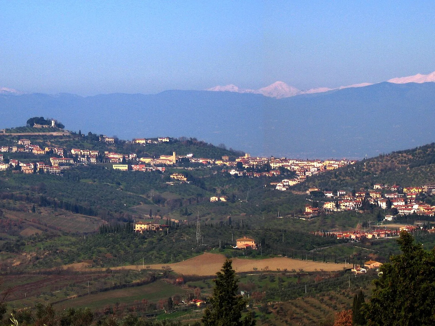 Immagine editoriale del territorio di Prato, in provincia di Prato