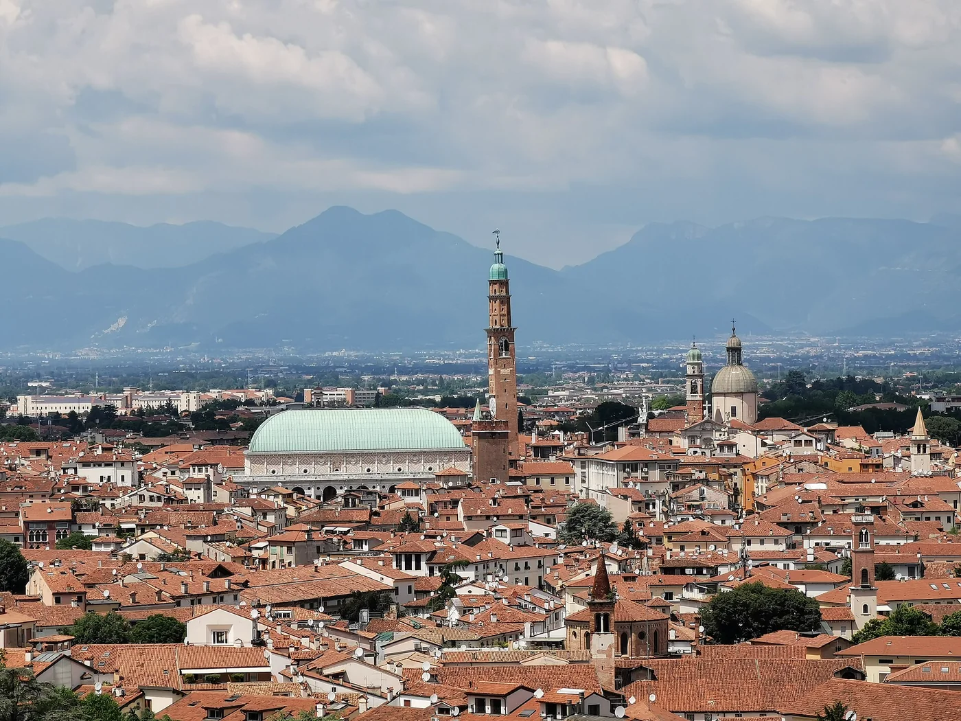 Immagine editoriale del territorio di Vicenza, in provincia di Vicenza