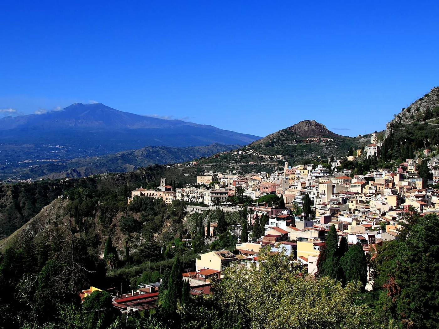 Immagine editoriale del territorio di Taormina, in provincia di Messina